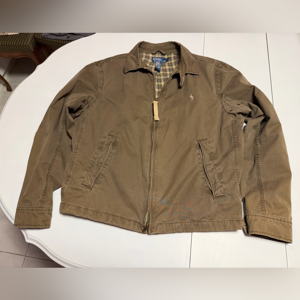 Polo Ralph Lauren olive/brown jacket - Picture 3 of 10